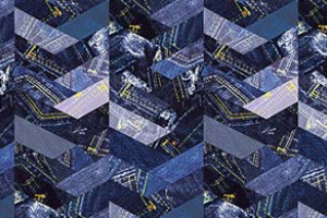 GEOMETRIC DENIM