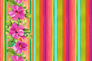 HIBISCUS STRIPE